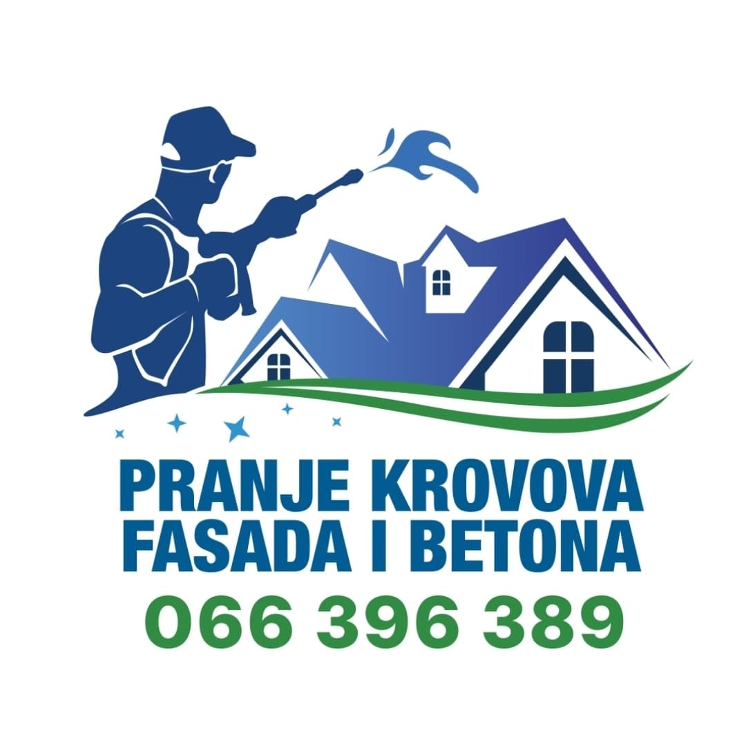 Pranje krovova fasasa betona